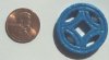 1 28mm Carved Howlite Round Pendant